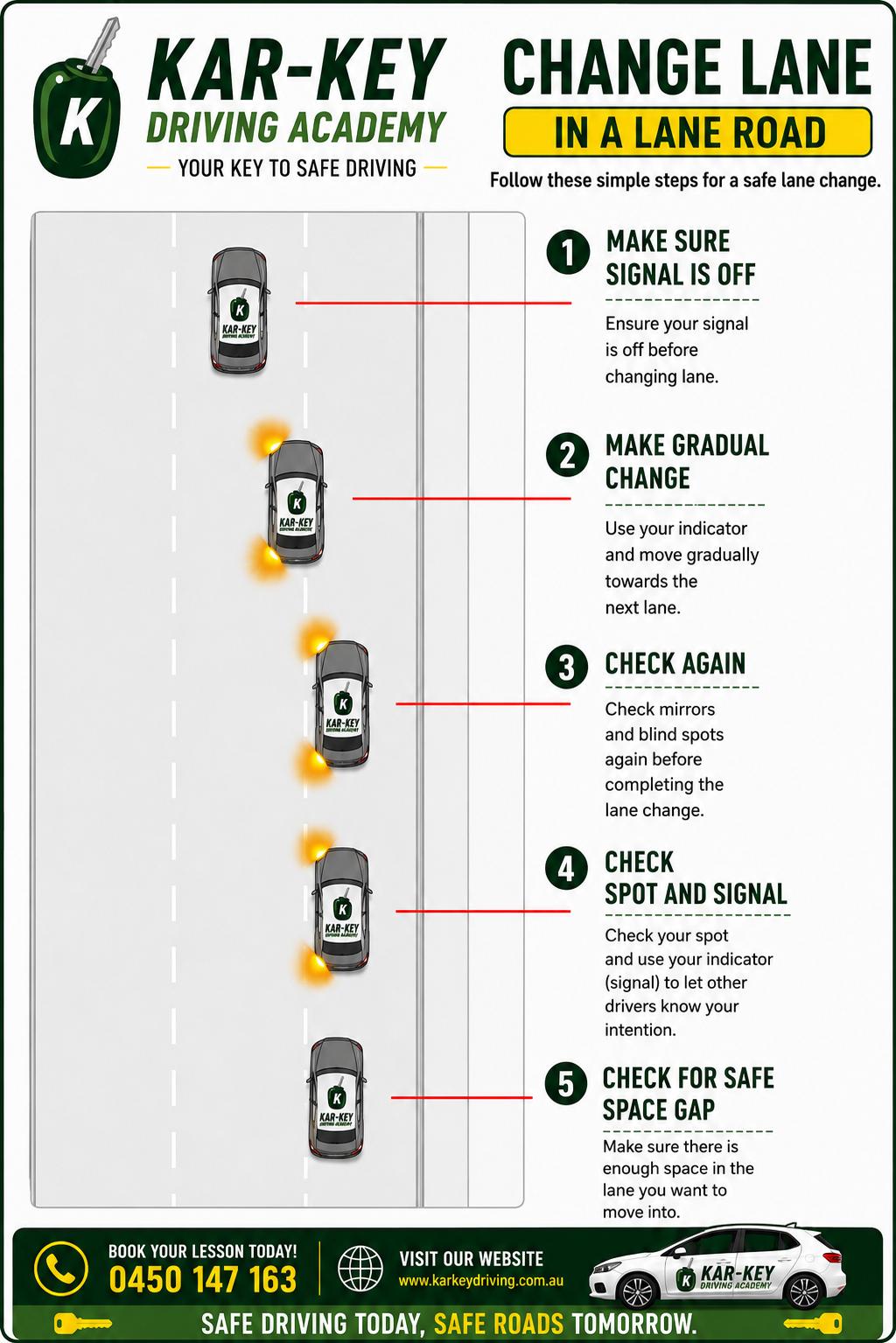How to Change Lanes Safely in South Australia